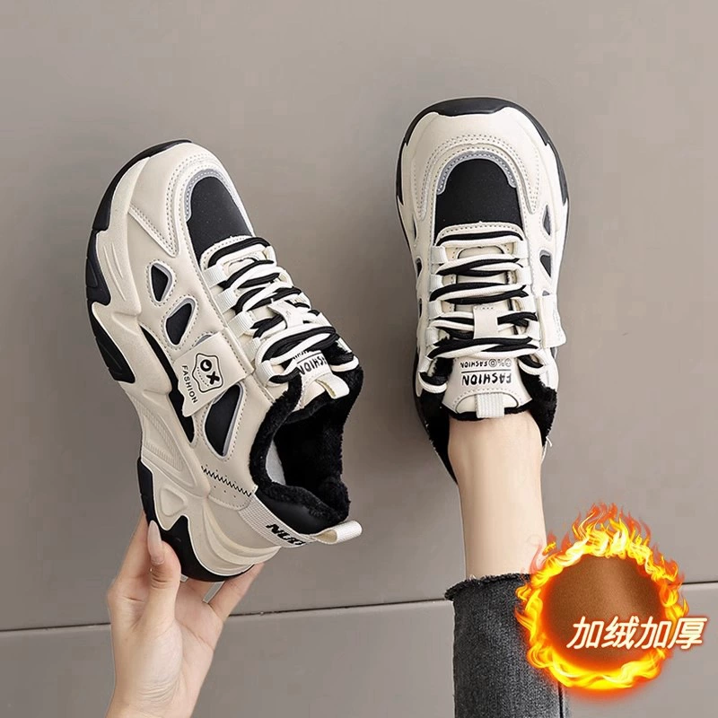 Второй хлопковый папа обувь женская модель 2024 новая осень и зима