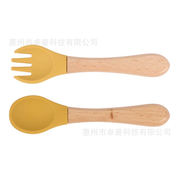 Mango color (fork+spoon)