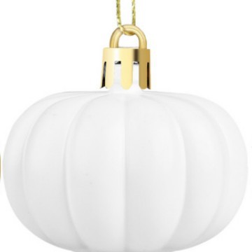 Transfronterizo Halloween Ghost Day calabaza colgante bola de Navidad colgante impresa pintada bola mate 12