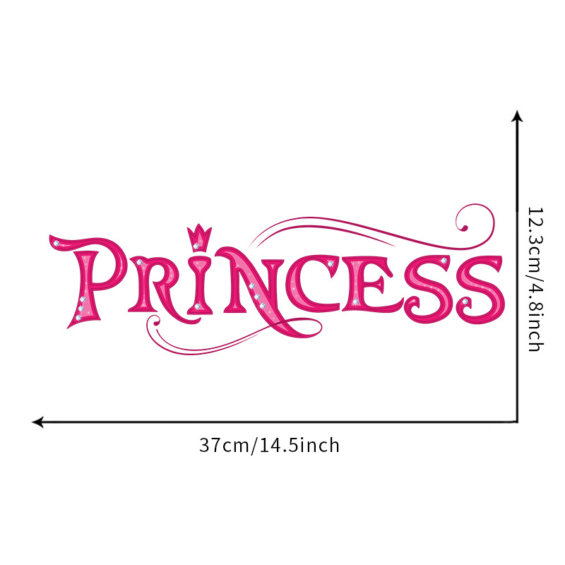 New Fashion Letter Princess Wall Stickers display picture 1