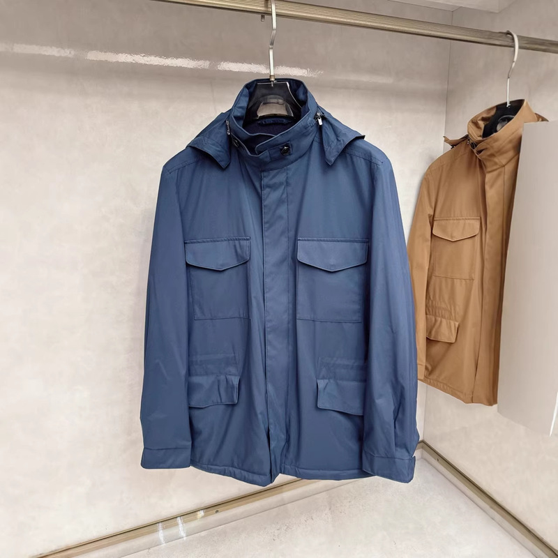 Lp Jacket Windbreaker Traveler Jacket Four-Pocket Stand Collar Old Money Style Outdoor Linen Lp Jacket Windbreaker Traveler Jacket Four-Pocket Stand Collar Old Money Style Outdoor Linen