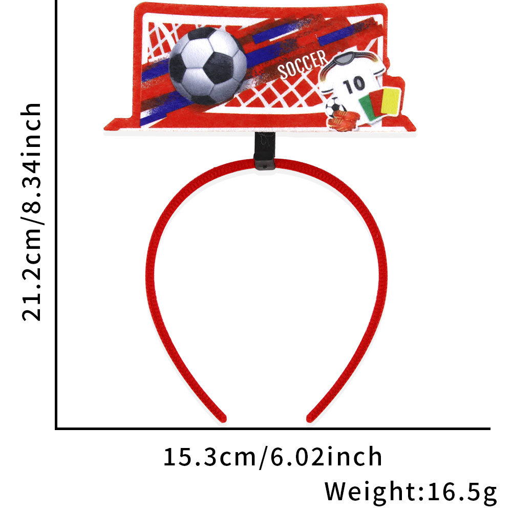 Diademas de Fútbol Estilo Nuevo para la Copa Mundial, Estilo Americano, Canadiense y Mexicano, Accesorios para Animar, Decoración para Fiestas Temáticas de Fútbol