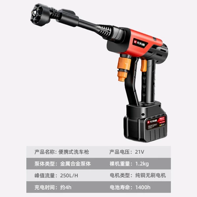 Car Wash Artifact Spray Watering Flower — High pressure car wash water gun