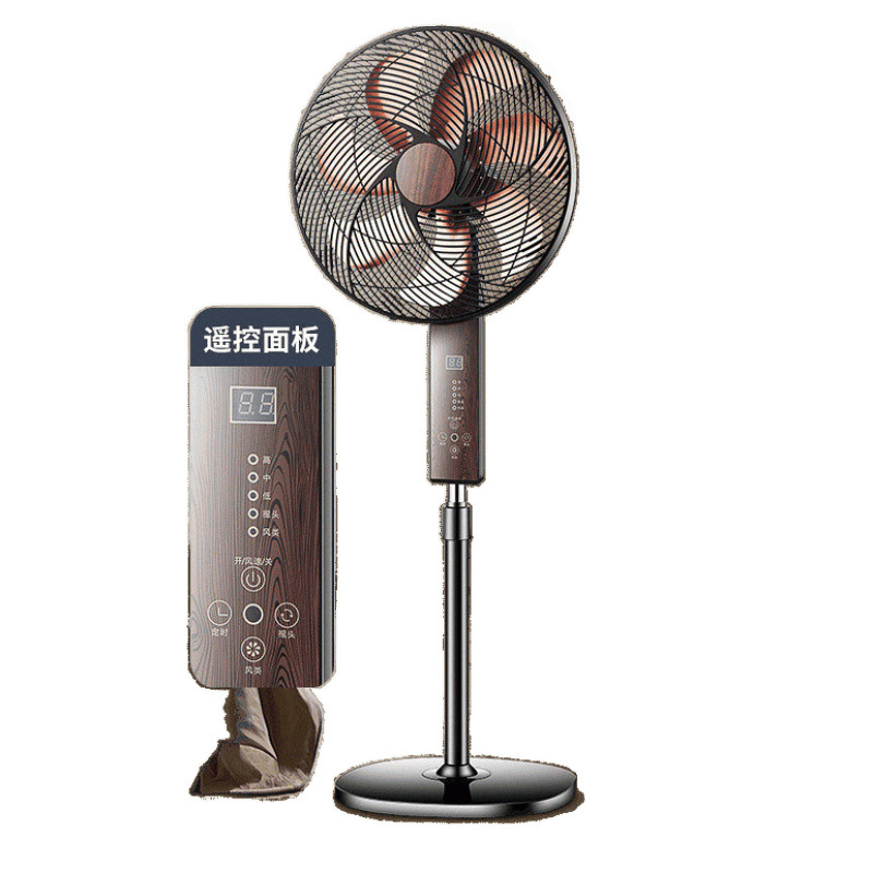 Ventilador eléctrico doméstico ventilador de piso vertical dormitorio sala de estar agitar cabeza gran ventilador de viento fábrica de fuente de una al por mayor