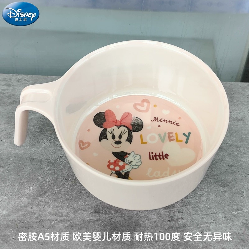 Disney, tableware for feeding, cartoon children's shatterproof dinner plate for food