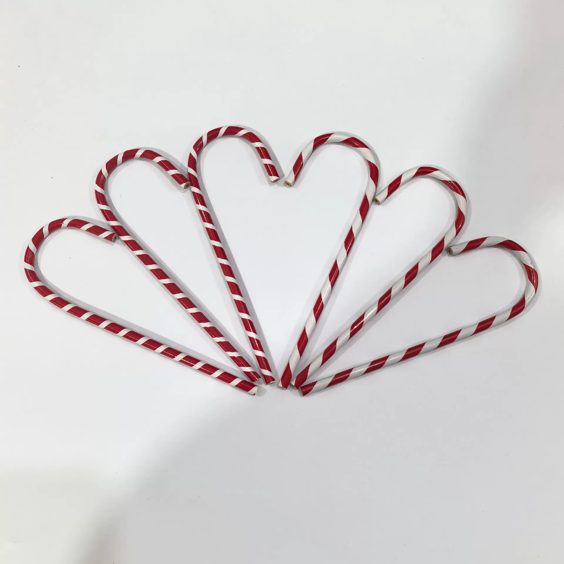 外贸热销圣诞节拐杖礼品造型铅笔 可印刷LOGO节日造型笔礼品文具