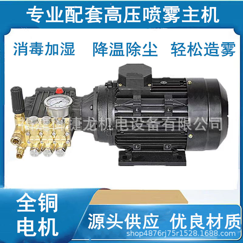 high pressure Spray Scenery humidifier equipment Fog host remove dust cooling Fog system Water pump
