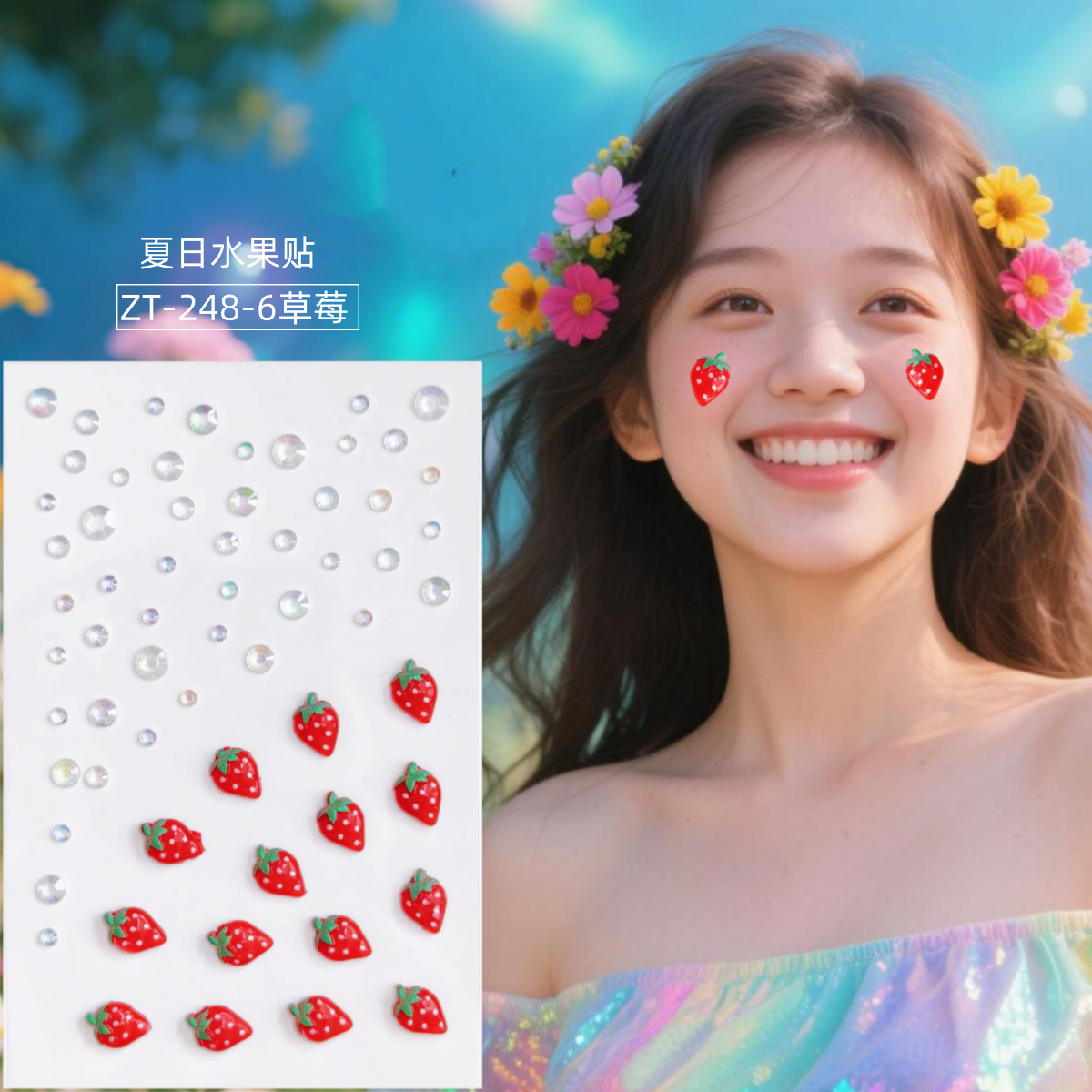 ZT-248-6 딸기(접착식 드릴)