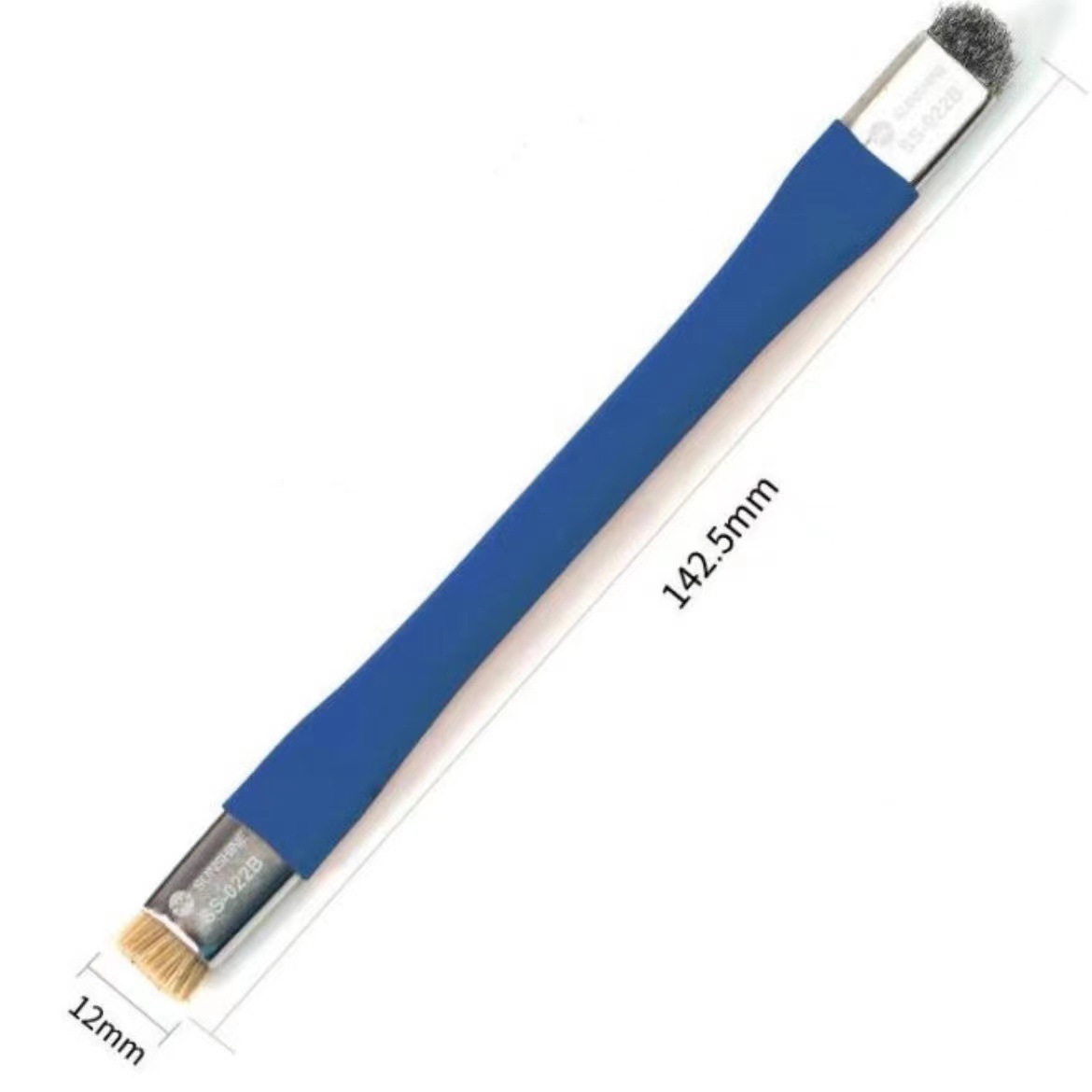 SS-022B双头双用防静电毛刷手机维修焊盘除胶清洁刷防静电钢丝刷