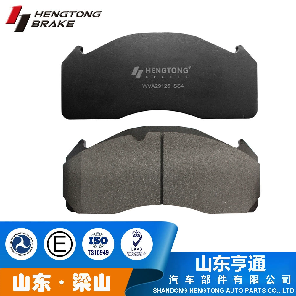 WVA29125 тяжелый грузовик специальный трение пластины полуметаллические износостойкие тормозные колодки