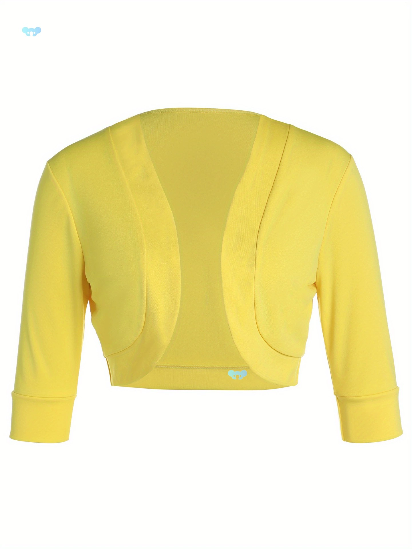 Женский кардиган, однотонная короткая куртка с длинным рукавом