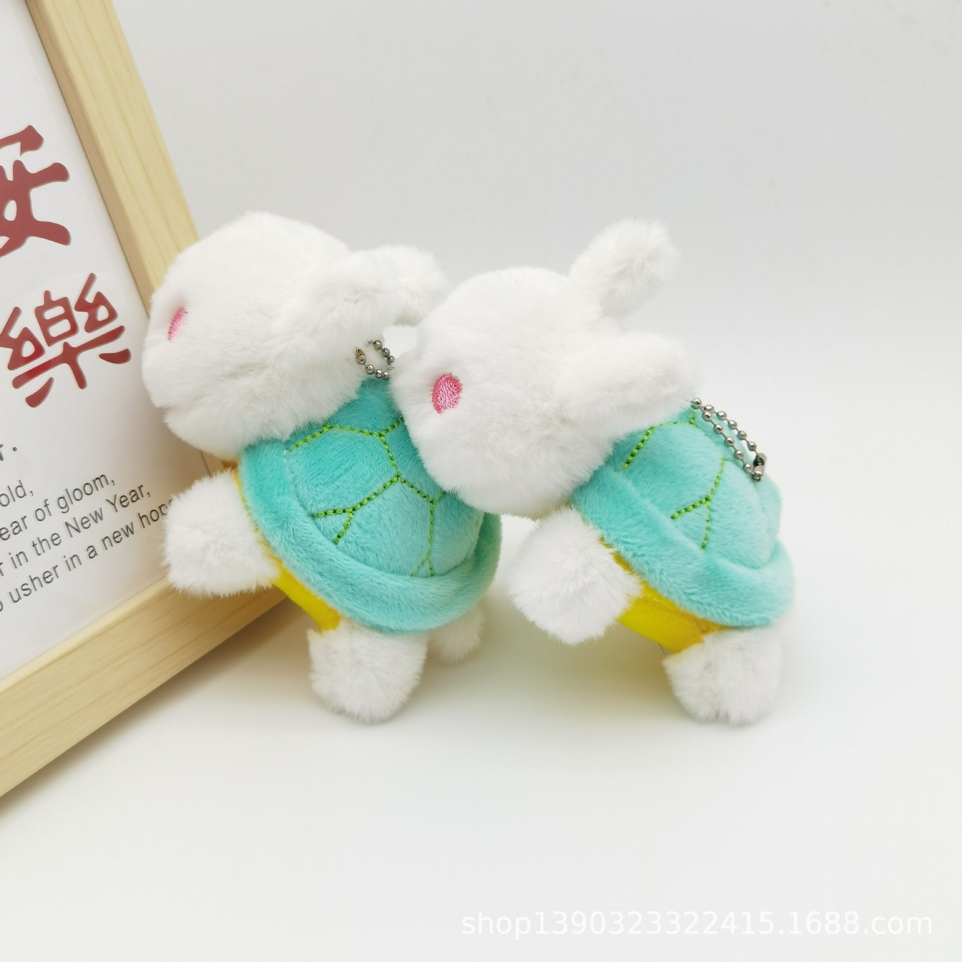 Juguete de peluche peculiar y adorable, adorable colgante de tortuga, amuleto para bolso, llavero, pequeña tortuga de peluche, venta al por mayor con envío gratis.