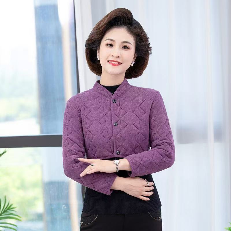 진한 보라색 [허리 보호대가 없는 긴 소매]