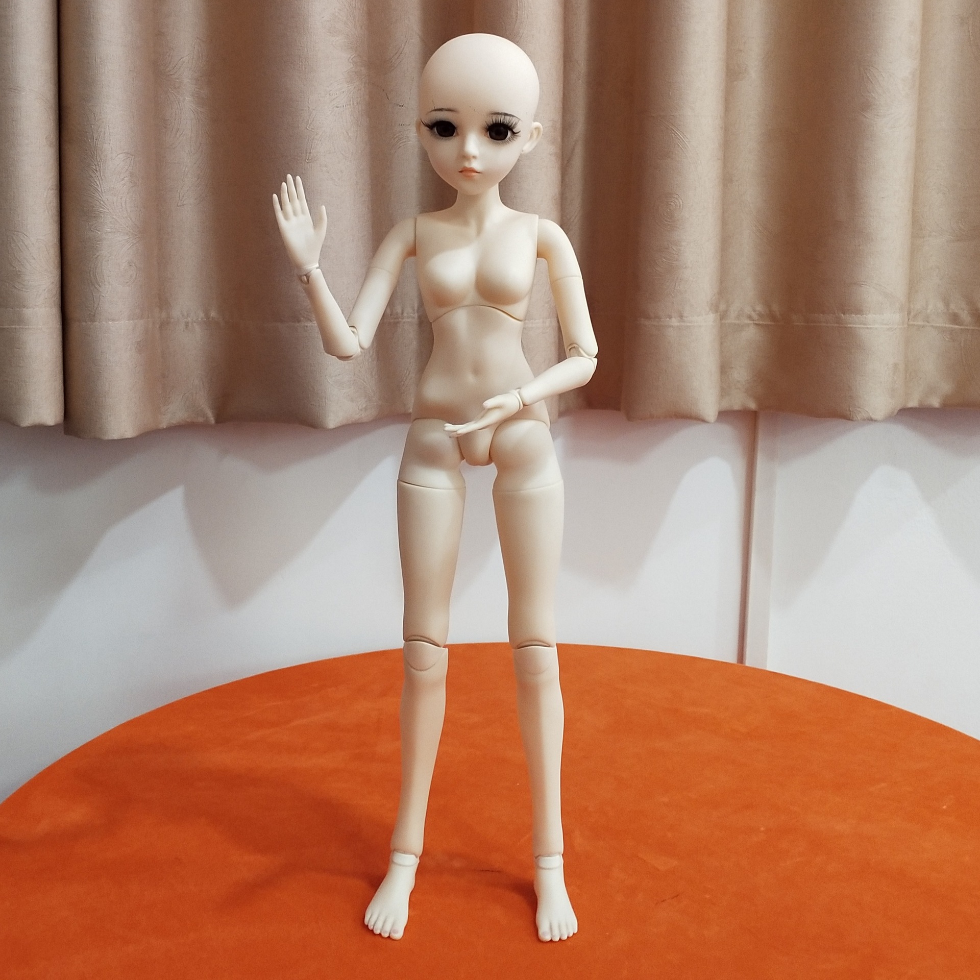 도리스 키티 인형 인형 수제 수정 인형 60cm 모델 공동 이동식 인형 3 점 bjd 인형
