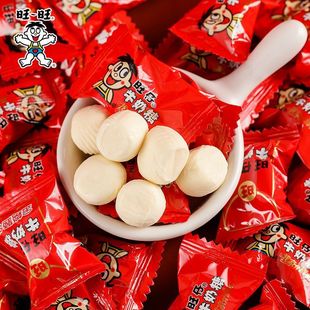 旺仔牛奶糖喜糖散裝31顆軟糖果回憶小零食年貨兒童結婚慶招待