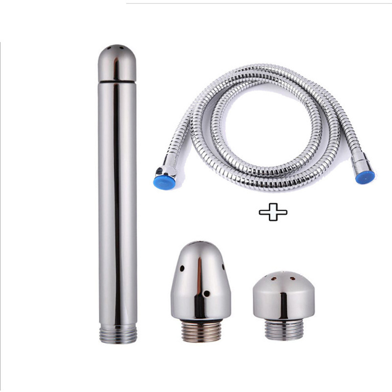 Stainless Steel Anal and Vaginal Irrigator, Body Cleaning Enema Device, Silver — detail image 15