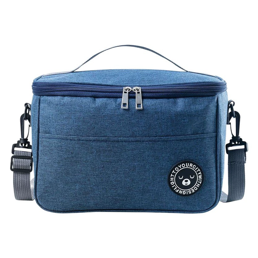 Сумка для ланча Квадратная изоляционная сумка Утолщенная сумка для ланча из алюминиевой фольги Сумка для пикника большой емкости для офисных работников и студентов с едой