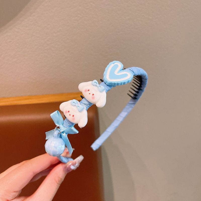 儿童发箍女童可爱库洛米发卡带齿防滑不伤发碎发整理神器发卡头饰|undefined