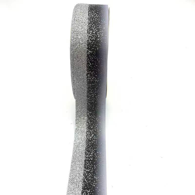 Venta al por mayor 4cm cinta gradiente costilla cinturón polvo de oro barra bandeja hecha a mano cinta de regalo caja de embalaje cinta láser ahora