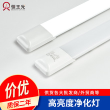 led灯管 pc三防灯led一体化长条灯 0.6米1.2米方形防蚊防潮净化灯