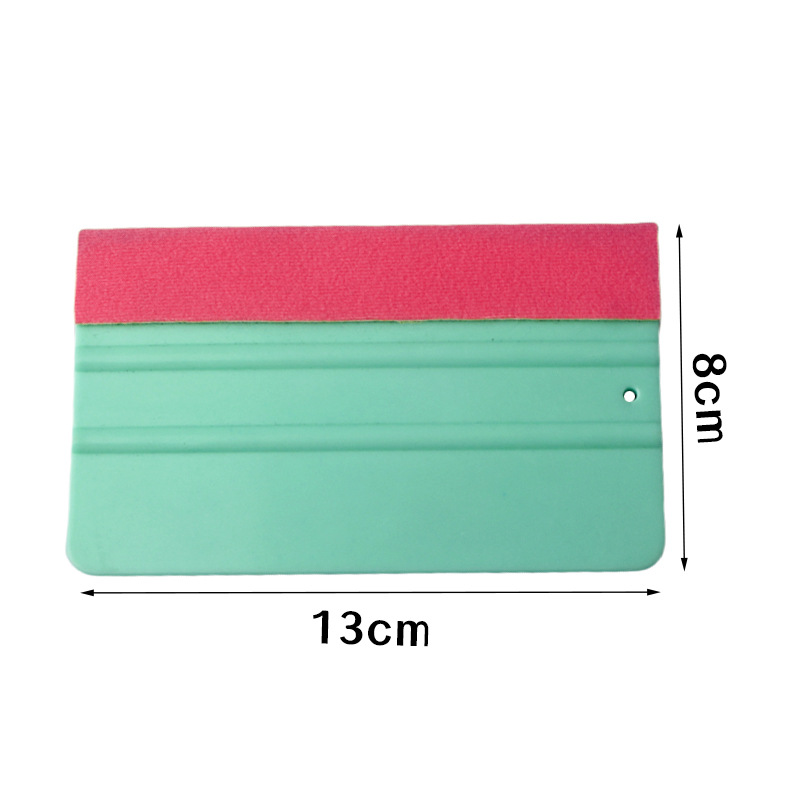 Material suave del automóvil, herramienta de película de cambio de color, raspador, ropa de automóvil, tablero suave, foto cuadrada, raspador de franela gruesa, anti-rayado image 20