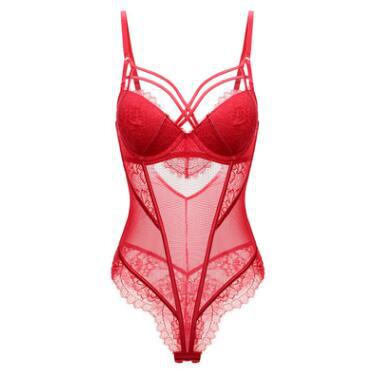 Directo de fábrica francés sexy mono seductora transparente encaje europeo y americano apretado sexy mono