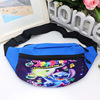 Cartoon big hairpins, fashionable trend shoulder bag, sports chest bag, belt bag