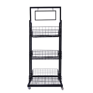 Boutique display rack with Billboard mall display rack convenience store display rack multi-layer movable umbrella storage rack