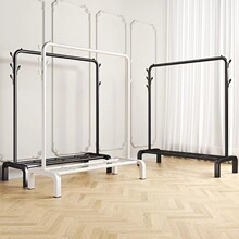 新款晾衣架落地家用卧室挂衣服折叠单杆简易室内宿舍移动晒凉衣帽