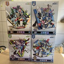 蜂搭高机器人机甲达人战士战骑联盟拼装积木男孩DIY玩具摆件95647