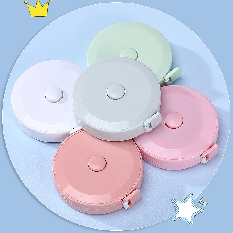 Милая Скандинавская маленькая рулетка Простая портативная мягкая рулетка Трехокружная грудь Бедра Талия Одежда Линейка Измерить длину Линейка