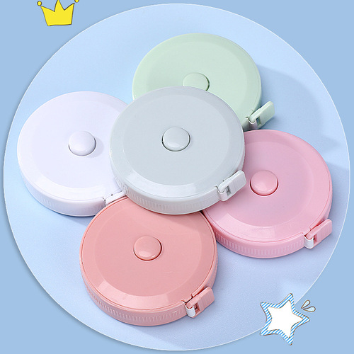 Cute Nordic small tape measure, simple portable soft tape measure, measuring bust, hip, waist, clothes ruler, measuring height ruler