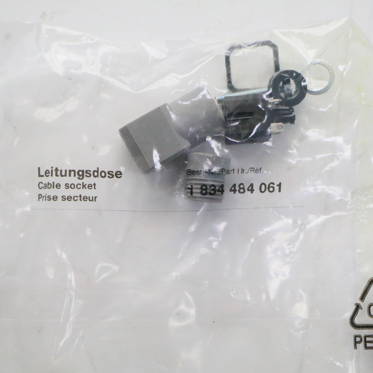 力士乐rexroth比例阀插头接线盒连接器1834484061阀门配件现货