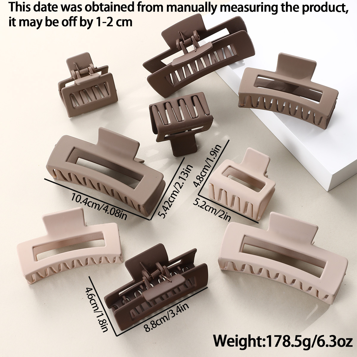 TikTok Xi Yin Amazon agarre tiburón clip perla anillo de pelo Fengpin DIY horquilla anillo de pelo 17 piezas