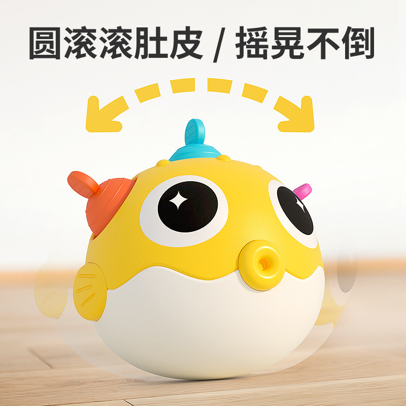 跨境点头不倒翁婴儿玩具0-1岁婴幼儿视听训练新生儿摇铃宝宝玩具|undefined