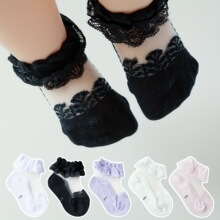 S 73611 Lace Trim Summer Socks ��˿����ͯ�� ����ѷ�羳ŷ����