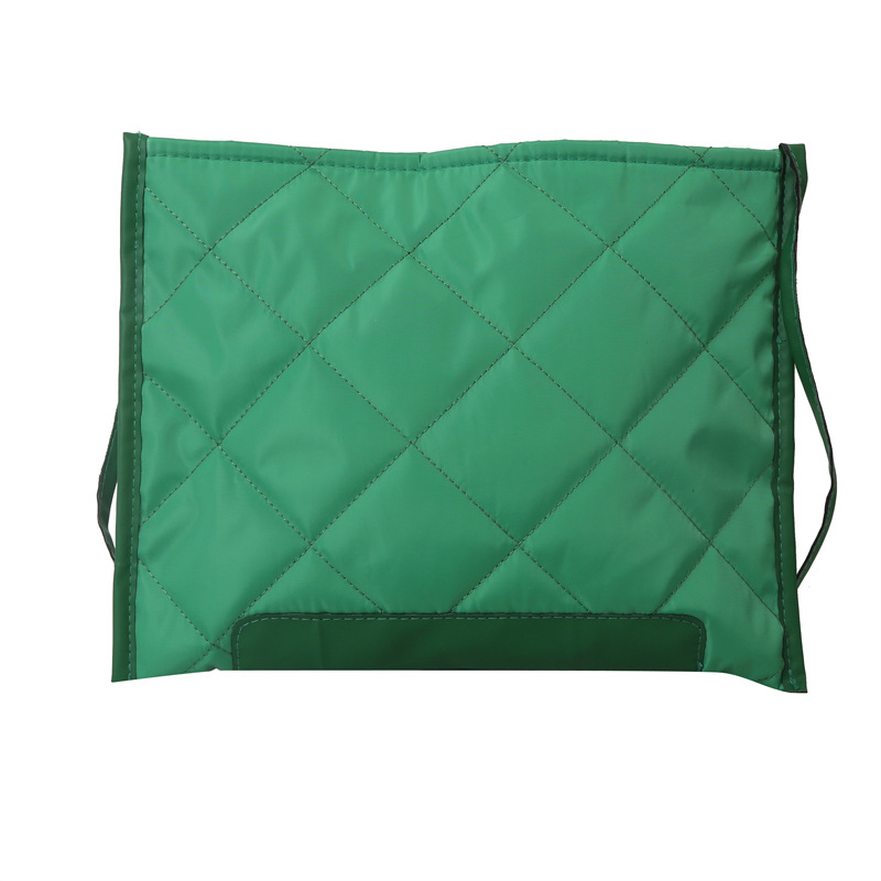 Bolso de hombro de tela Oxford 2024 nuevo estilo bordado literario rombo moda gran capacidad viajero simple bolso de mensajero