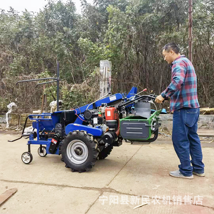 玉米收获机玉米扒皮收割一体机单行玉米收割机扒皮干净留茬低