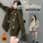 设计师女童加厚款中长款大衣