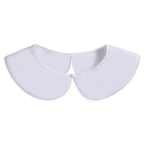 High-end lace collar unisex versatile collar autumn winter fashion pure cotton single collar
