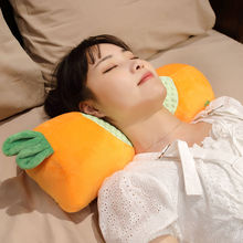 枕头护颈凉感冰豆豆用长条枕芯成护颈枕睡觉专用枕芯头枕厂家批发