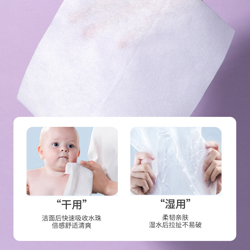 LMLTOP toallas de limpieza plana 20 piezas toallas de limpieza facial desechables, toallas de algodón portátiles transfronterizas exclusivas SY454