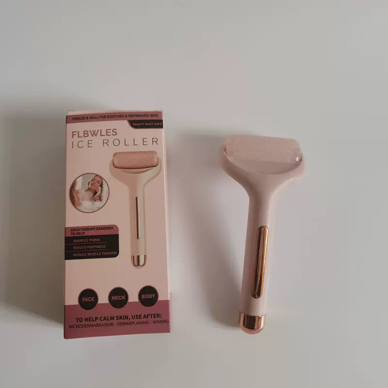 ICE ROLLER手动冰滚轮按摩器脸部美容仪瘦脸滚轮按摩器面部提拉器