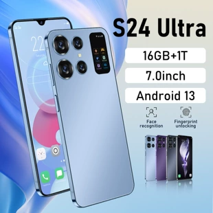 Популярный мобильный телефон с кросс-борт горячий спрос S24 Ultra смартфон 16+1 ТБ внешний торговый мобильный телефон производитель оптовая direct продажа