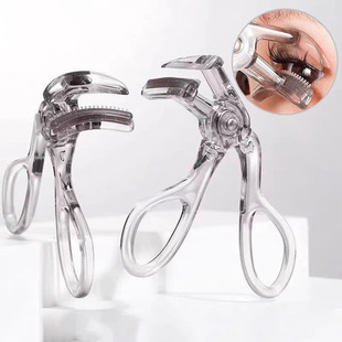 Toothed Comb Eyelash Curler for Natural Curling, Long-Lasting Styling, Wide-Angle Frameless Sunflower Eyelash Curler for Beginners