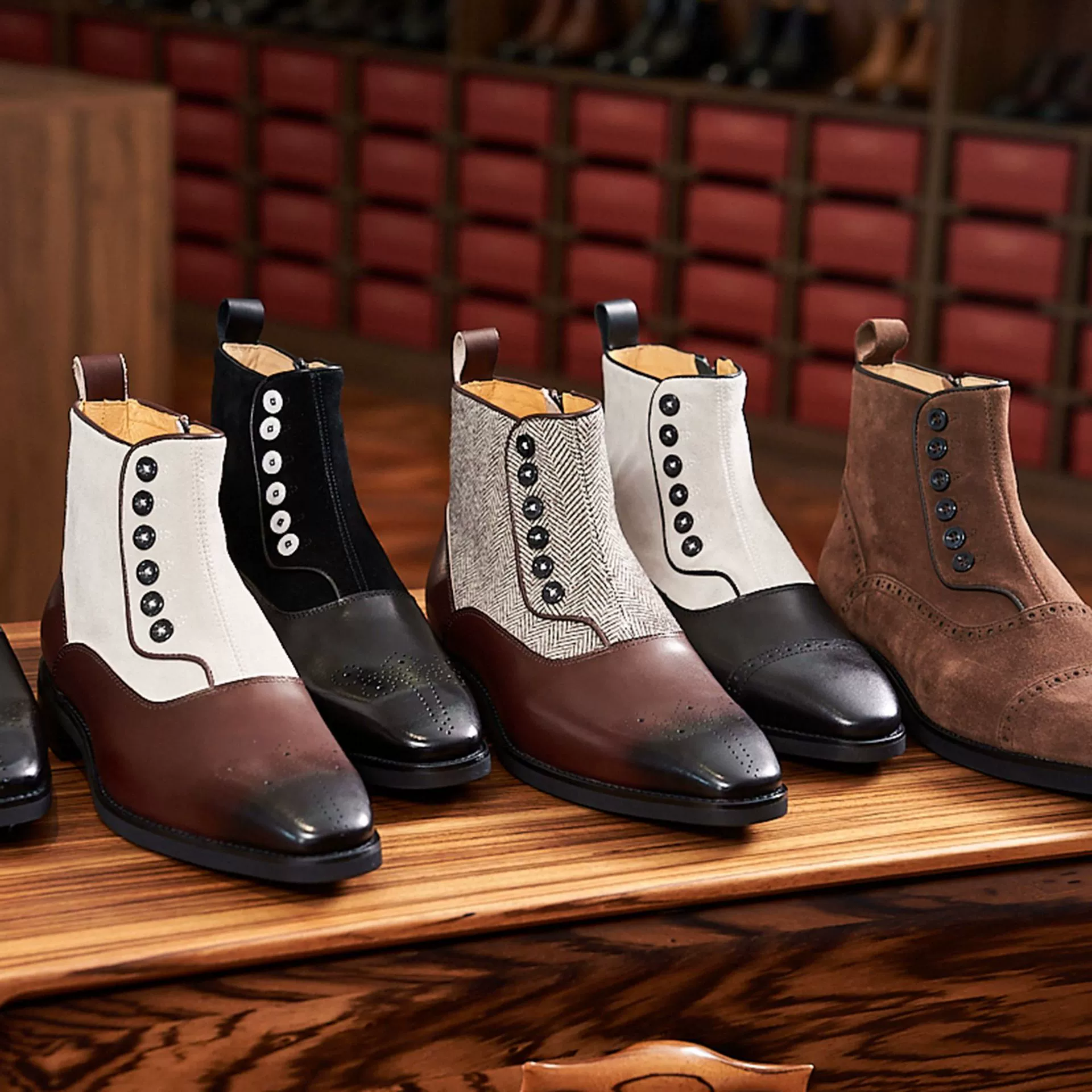 Осенне-зимняя Европейская и американская итальянская Винтажная обувь ручной работы Деловая кожаная обувь в британском стиле Мужские флисовые ботинки челси