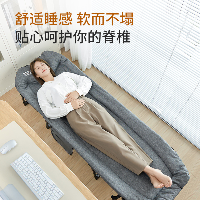 Wholesale Outdoor Folding Bed Office Single Bed Nap Rest Integrated Bed Hospital Home Care Companion Military Bed