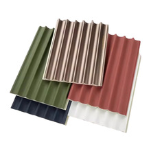 竹木纤维肤感WPC网红格栅板长城空心格栅板波浪板免费提供样品