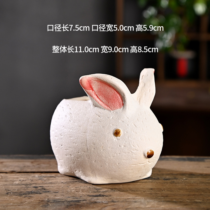 Cartoon Creative Animal Succulent Flower Pot Ceramic Household Special Clay Coarse Pottery Root Control Pot Special Clearance Wholesale Cartoon Creative Animal Succulent Flower Pot Ceramic Household Special Clay Coarse Pottery Root Control Pot Special Clearance Wholesale