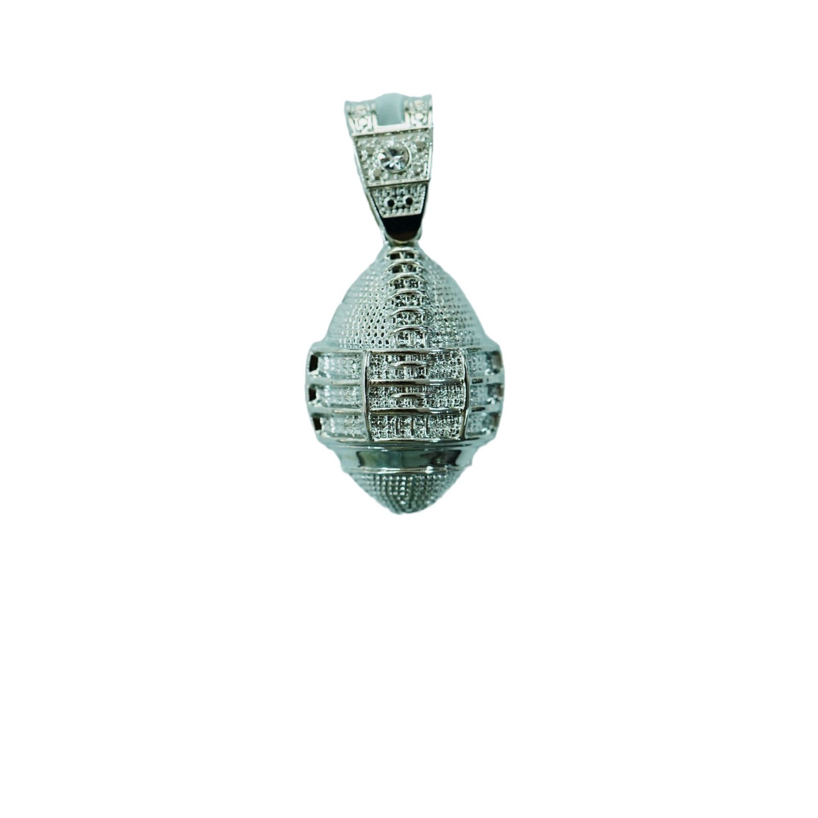 Renqing nuevo colgante de aleación de rugby de doble cara simple estilo hip-hop estilo de moda callejera unisex collar